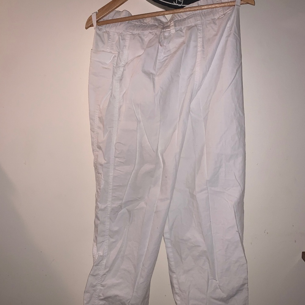 White Cargo Pants